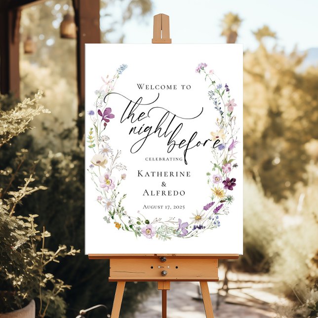 Wildblumen Der Abend vor der Probe willkommen Poster (Von Creator hochgeladen)