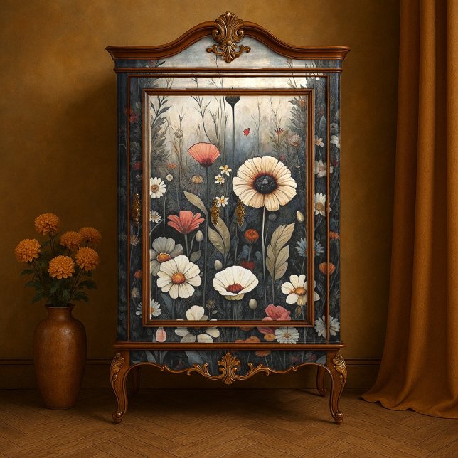 Wildblumen des Mitternachtgartens Seidenpapier (Von Creator hochgeladen)