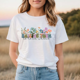 Wildblumen, die sie zur Liebe bringen Jesus T-Shirt