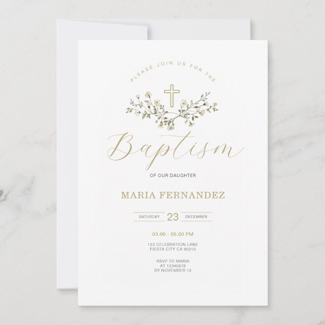 Wildblumen - Einladung (Vorderseite)