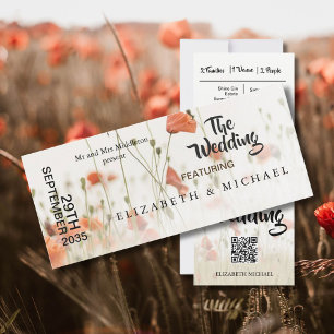 Wildblumen Festival Thema Blumenzehen Einladung