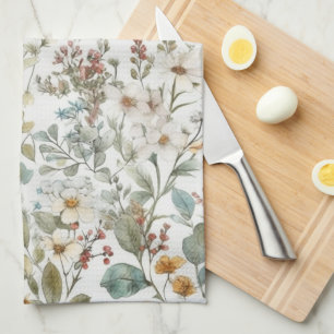 Wildblumen Floral Geschirrtuch
