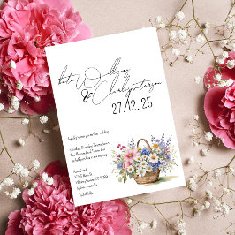 Wildblumen Frühjahr Sommereinladungen Hochzeit im  Einladung
