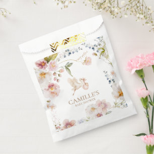 Wildblumen-Frühlings-Mädchen-Baby-Party Geschenktütchen