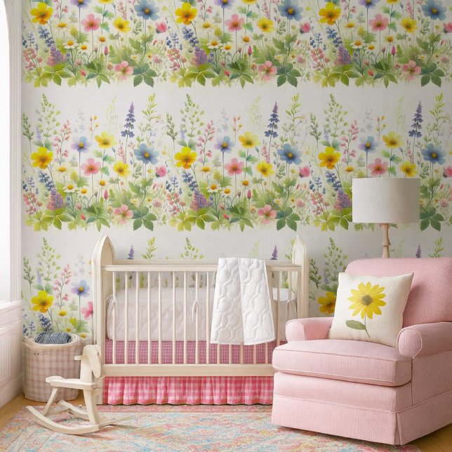 Wildblumen für Aquarellbilder Tapete (Von Creator hochgeladen)