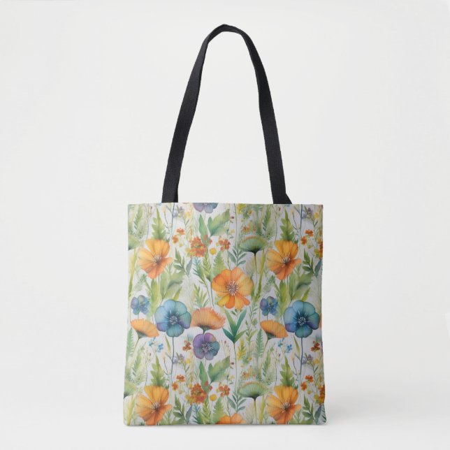 Wildblumen für die französische Landesdekoration Tasche (Vorderseite)