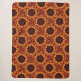 Wildblumen für Schwarz und Gold 2 Sherpadecke