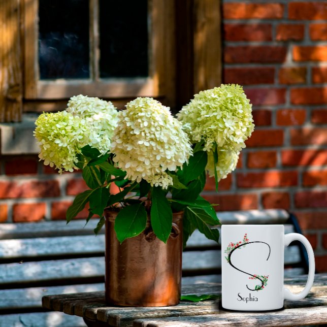 Wildblumen für Wasserfarben Buchstaben S Tasse (Von Creator hochgeladen)