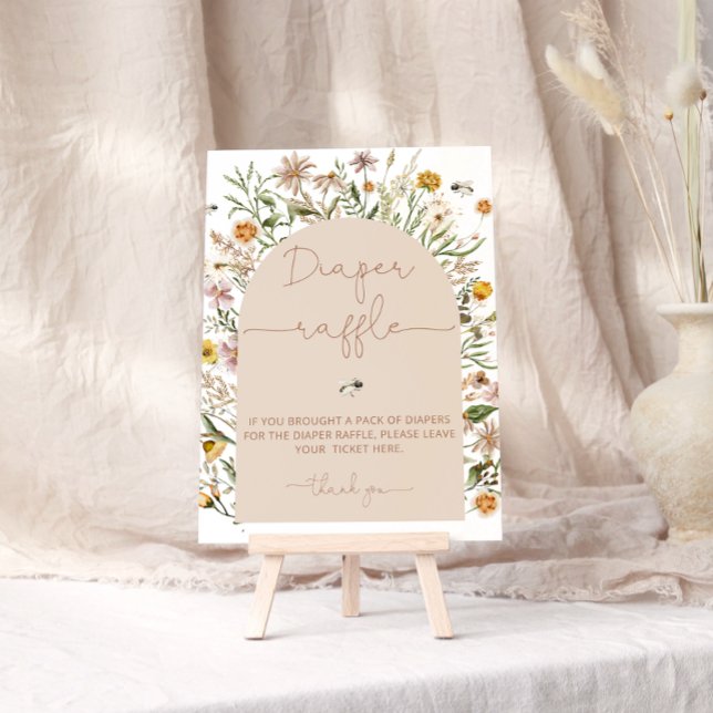 Wildblumen für Wasserfarben Kinderdusche Windelwas Poster (Von Creator hochgeladen)