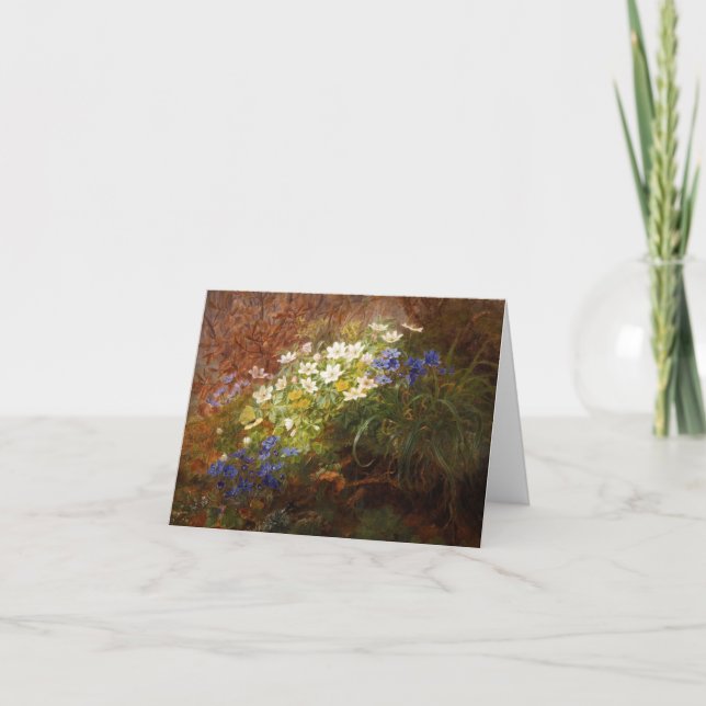 Wildblumen Geburtskarte Feiertagskarte (Vorderseite)