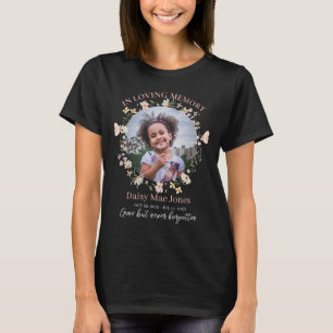 Wildblumen-Gedenk-T-Shirt für Beerdigungen und Eri T-Shirt
