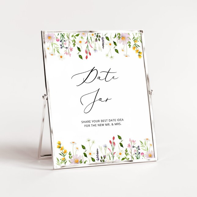 Wildblumen gehen mit Nachtgedanken um. Date Jar Br Poster (Von Creator hochgeladen)