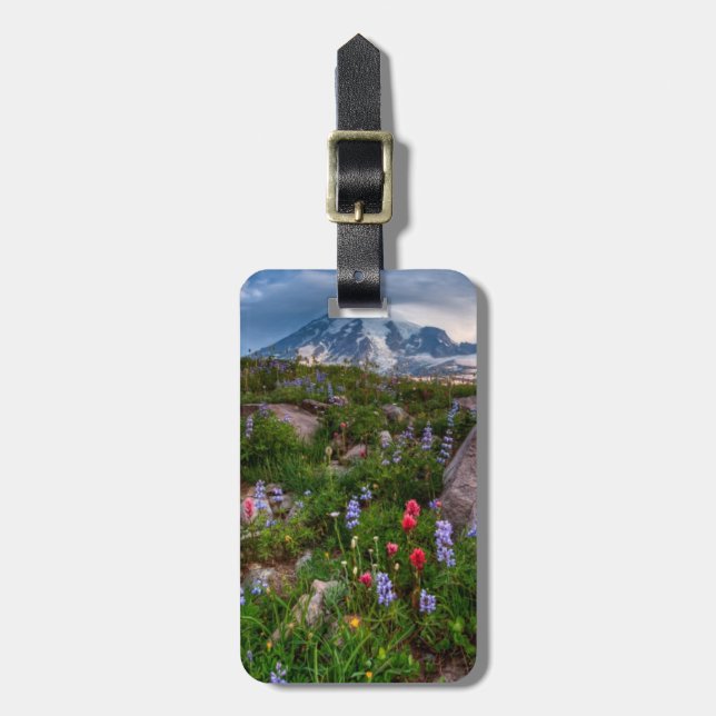 Wildblumen Gepäckanhänger (Vorderseite vertikal)