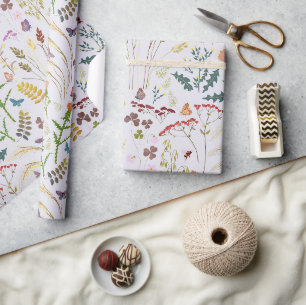 Wildblumen Geschenkpapier