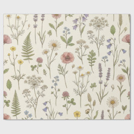 Wildblumen-Geschenkpapier Geschenkpapier