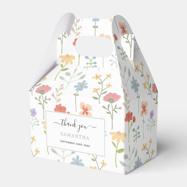 Wildblumen Geschenkschachtel (Vorderseite)