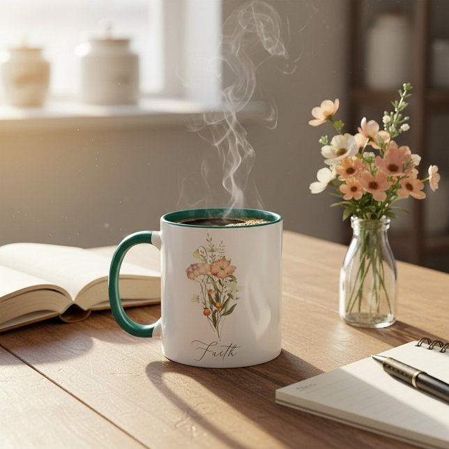 Wildblumen Glaube   Tasse (Von Creator hochgeladen)
