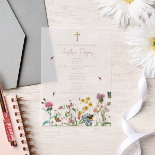 Wildblumen griechisch-orthodoxe Christening Taufe