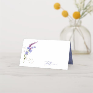 Wildblumen-Hochzeits-Aquarell-Tisch V2 Peri ID954 Platzkarte