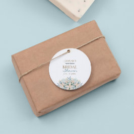 Wildblumen-Hochzeitsdusche-Geschenk-Dankeschön-Anh Geschenkanhänger