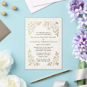 Wildblumen-Hochzeitseinladungsvorlage   Acryleinladungen