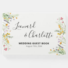 Wildblumen Hochzeitsgäste buchen Gästebuch