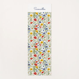 Wildblumen Hübsch Chic Colorful Yogamatte