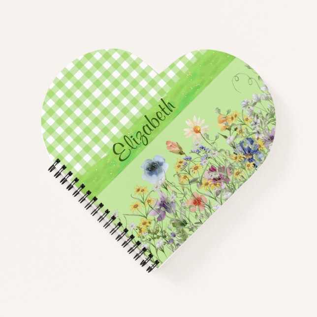 Wildblumen im Grünen Notizbuch (Vorderseite)