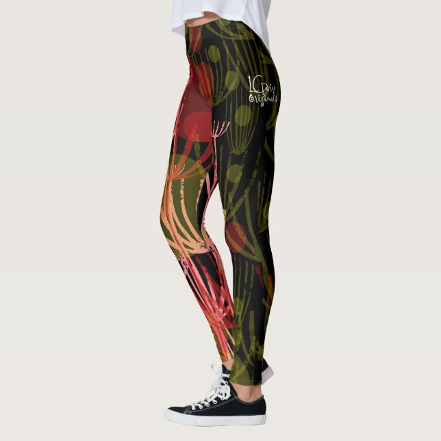 Wildblumen im Herbst Leggings (Links)
