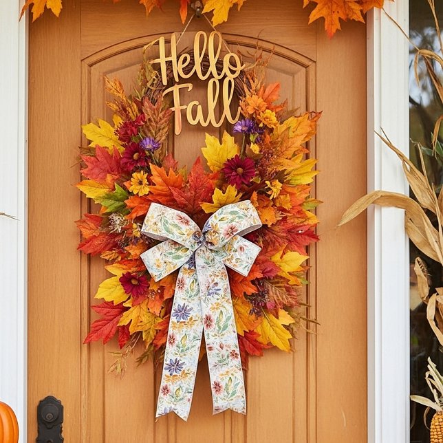 Wildblumen im Herbst Satinband (Von Creator hochgeladen)