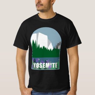 Wildblumen im Yosemite Nationalpark Illustration T-Shirt
