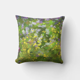Wildblumen Impasto Malerei - Originelle Blume Kuns Kissen