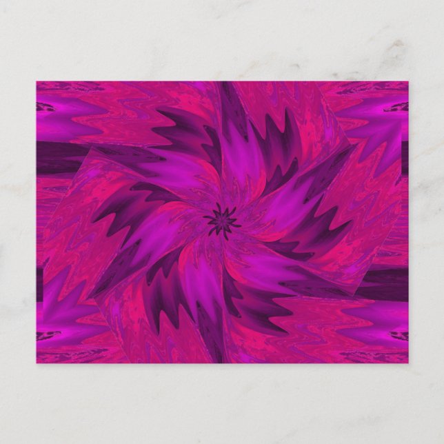 WILDBLUMEN IN ABSCHNITTEN 3 Postkarte (Vorderseite)