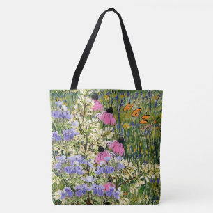 Wildblumen in einer Wiese in Arles - Mit Monogramm Tasche