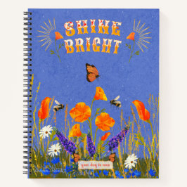 Wildblumen in Feldbereichen - Inspiration Notizbuch