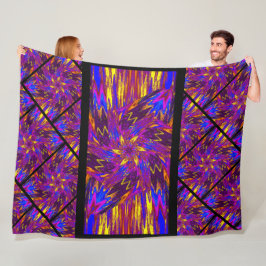 Wildblumen in Pastellen 14 Fleecedecke