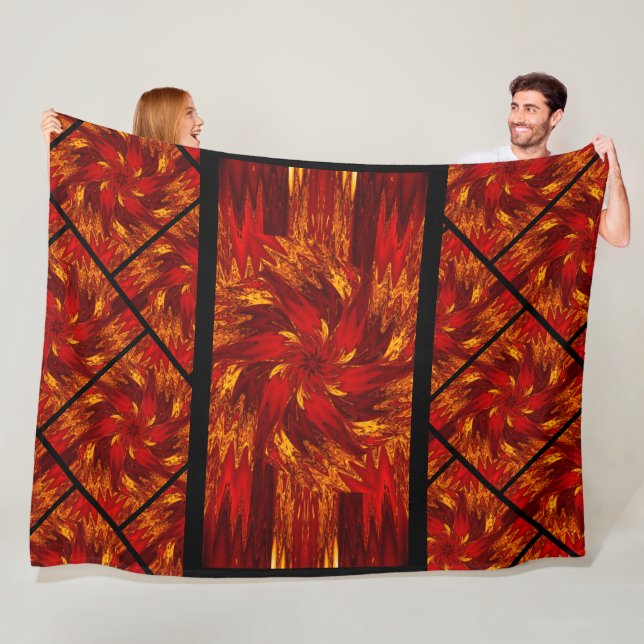 Wildblumen in Pasteten 7 Fleecedecke (Beispiel)