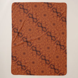 Wildblumen in Schwarz und Gold 18 Sherpadecke