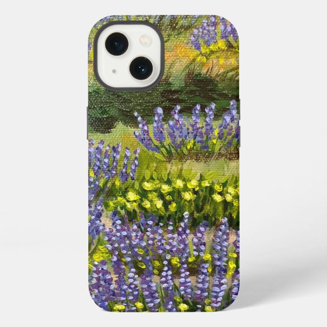 Wildblumen iPhone Hülle (Rückseite)