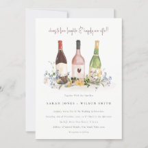Wildblumen jubeln Liebe Weinflaschen Hochzeit