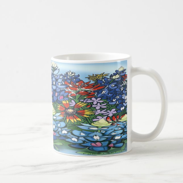Wildblumen Kaffeetasse (Rechts)