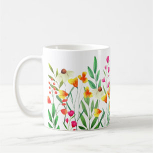 Wildblumen Kaffeetasse