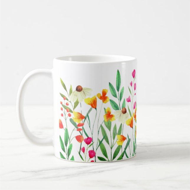 Wildblumen Kaffeetasse (Links)