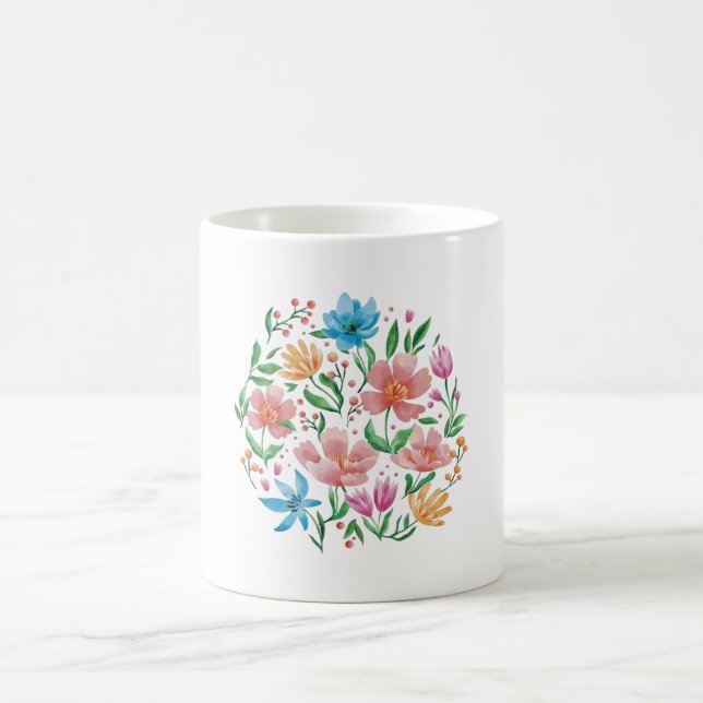 Wildblumen Kaffeetasse (Mittel)