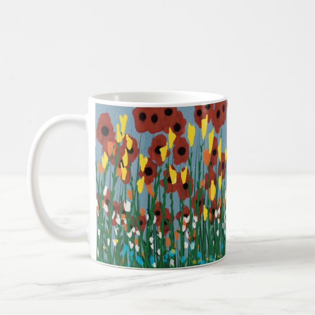 Wildblumen Kaffeetasse (Links)