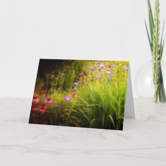 Wildblumen Karte (Vorderseite)