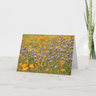 Wildblumen Karte