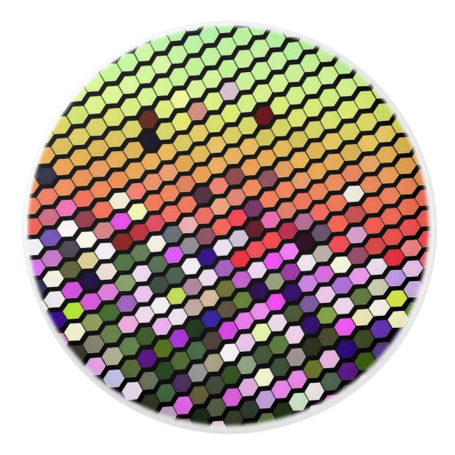 WILDBLUMEN KERAMIKKNAUF (Vorderseite)