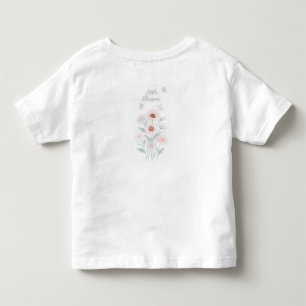Wildblumen-Kind kleines Blüten-T-Shirt für Kleinki Kleinkind T-shirt