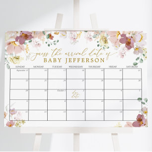 Wildblumen Kinderdusche Ratschlag Fälligkeitszeitp Poster